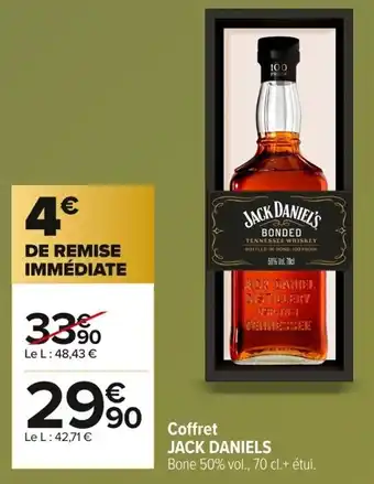 Carrefour JACK DANIEL'S Coffret offre