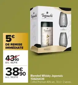 Carrefour TOGOUCHI Blended Whisky Japonais offre