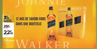 Carrefour JOHNNIE WALKER Coffret offre