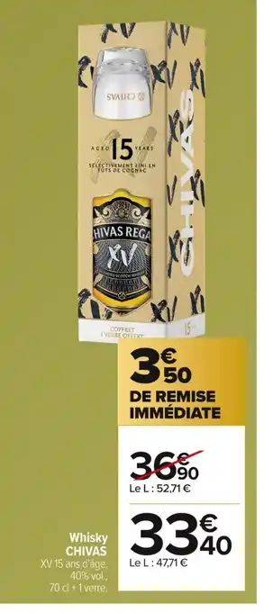Carrefour CHIVAS Whisky offre