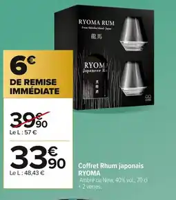 Carrefour RYOMA Coffret Rhum japonais offre