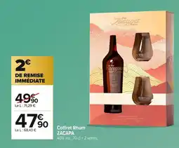 Carrefour ZACAPA Coffret Rhum offre