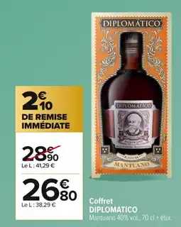 Carrefour DIPLOMATICO Coffret offre