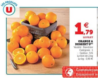 Super U Orange A Dessert U offre