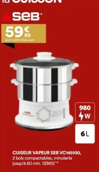 BUT Cuiseur vapeur seb vc145100 offre