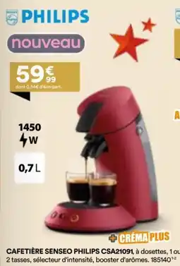 BUT Cafetière senseo philips csa21091 offre