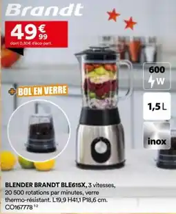 BUT Blender brandt ble615x offre