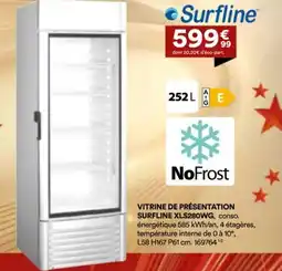 BUT Vitrine de présentation surfline xls280wg offre