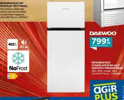 BUT Réfrigérateur congélateur en haut daewoo ctm0463ewna0 offre