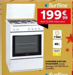 BUT Cuisinière surfline sf4401xgrw offre