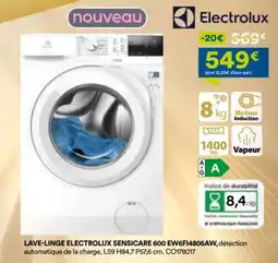 BUT Lave-linge electrolux sensicare 600 ew6f14805aw offre