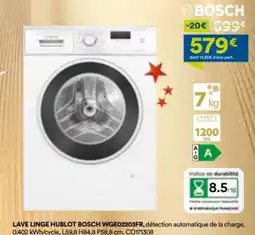 BUT Lave linge hublot bosch wge02203fr offre