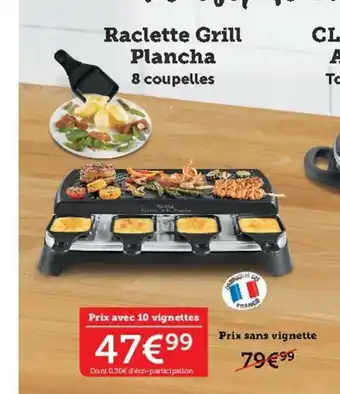Super U Raclette Grill Plancha offre