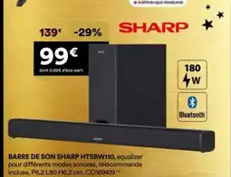 BUT Barre de son sharp htsbw110 offre