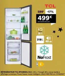 BUT Réfrigérateur tcl rp318bseo offre