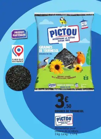 E.Leclerc Graines de tournesol offre