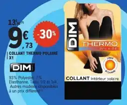 E.Leclerc Collant thermo polaire x1 offre