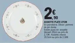 E.Leclerc Assiette plate offre