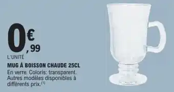 E.Leclerc Mug à boisson chaude offre