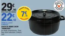 E.Leclerc Cocotte ronde homeside offre