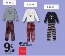 E.Leclerc Pyjama polaire adulte offre