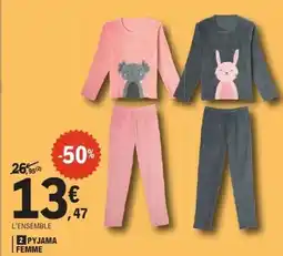 E.Leclerc Pyjama femme offre