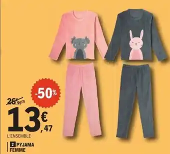 E.Leclerc Pyjama femme offre
