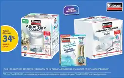 E.Leclerc SUR LES PRODUITS PRÉSENTS EN MAGASIN DE LA GAMME ABSORBEURS D'HUMIDITÉ ET RECHARGES RUBSON offre