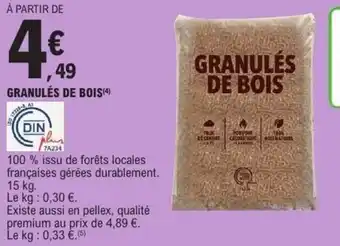 E.Leclerc Granulés de bois offre
