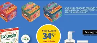 E.Leclerc SUR LES PRODUITS PRÉSENTS EN MAGASIN DE LA GAMME COFFRETS FER LA MÈRE POULARD offre