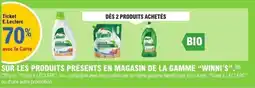 E.Leclerc SUR LES PRODUITS PRÉSENTS EN MAGASIN DE LA GAMME WINNI'S offre
