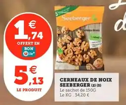 Utile Cerneaux de noix seeberger offre