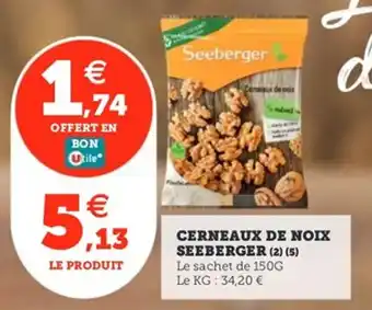 Utile Cerneaux de noix seeberger offre