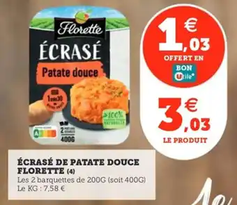 Utile Écrasé de patate douce florette offre