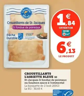 Utile Croustillants l'assiette bleue offre