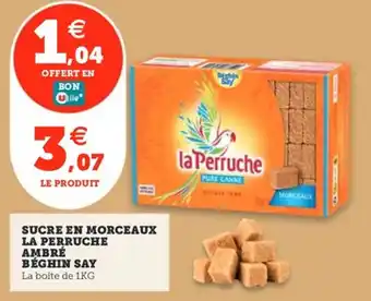 Utile Sucre en morceaux la perruche ambré béghin say offre
