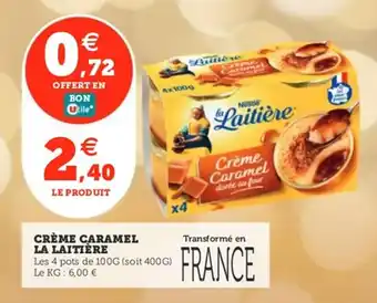 Utile Crème caramel la laitière offre