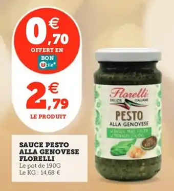 Utile Sauce pesto alla genovese florelli offre