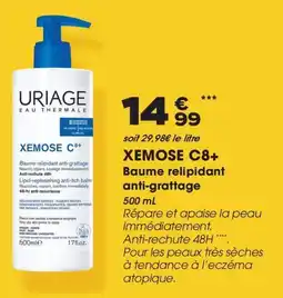 Aprium Pharmacie Xemose c8+ baume relipidant anti-grattage offre
