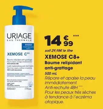 Aprium Pharmacie Xemose c8+ baume relipidant anti-grattage offre