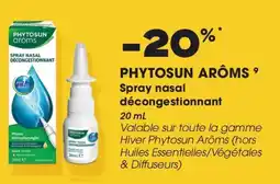 Aprium Pharmacie Phytosun arôms spray nasal décongestionnant offre