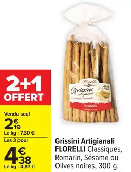Carrefour Grissini artigianali florelli offre