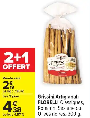 Carrefour Grissini artigianali florelli offre