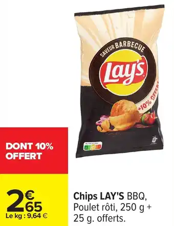 Carrefour Chips lay's offre