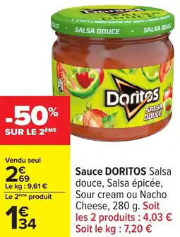 Carrefour Sauce doritos offre