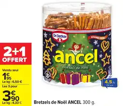 Carrefour Bretzels de noël ancel offre