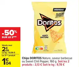 Carrefour Chips doritos offre