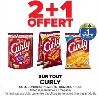 Carrefour Sur tout curly offre