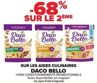 Carrefour Sur les aides culinaires daco bello offre