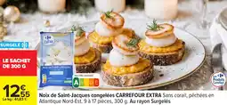 Carrefour Noix de saint-jacques congelées carrefour extra offre